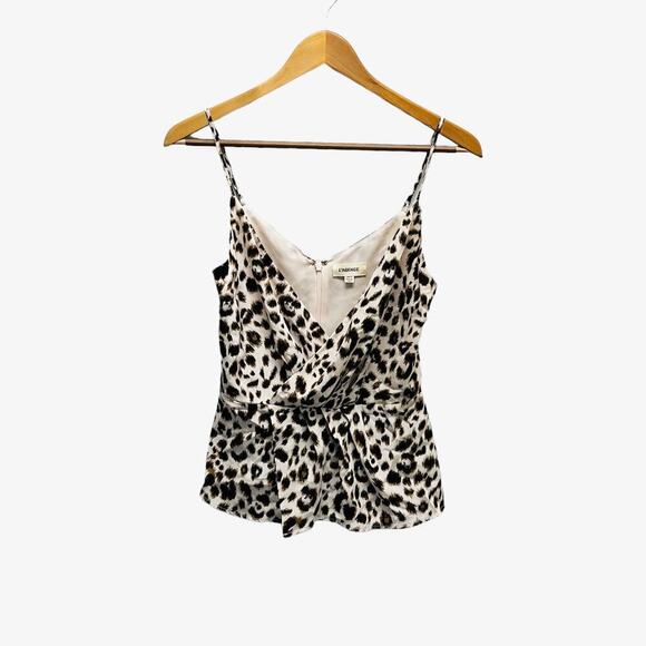 L'AGENCE Chiara Silk Twist Camisole Animal Print Women’s Size XS - Picture 3 of 10